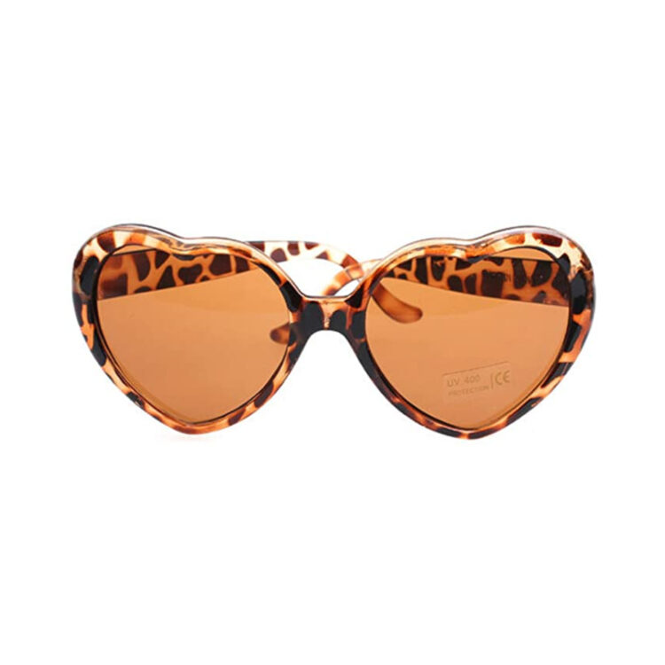 Oversized Heart Shaped Retro Sunglasses