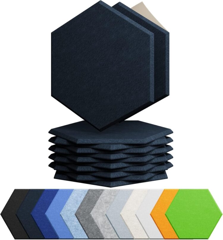 High Density Hexagon Acoustic Foam Panels