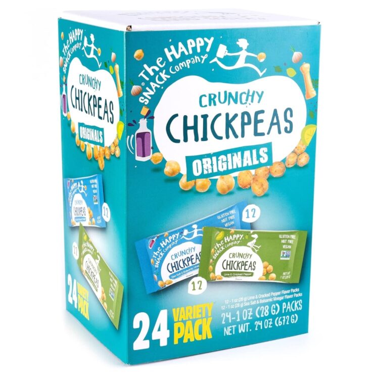 The Happy Snack Company Crunchy Chickpeas Variety Pack