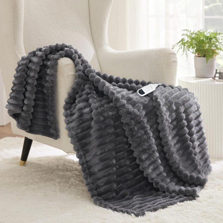 Bedsure Heated Blanket Electric Throw