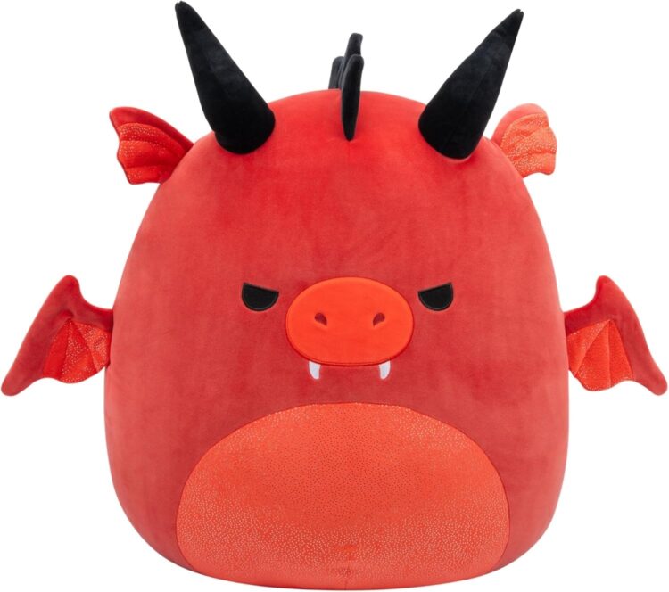 Squishmallows 20-Inch Salami Red Dragon